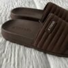 X Trend Quilted Strap Casual Slides – Rich Brown