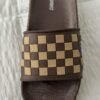 Z Sports Checkered Strap Casual Slides – Brown & Beige