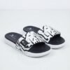 X-One Abstract Print Puffer Slides
