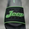 Jeep Sport Performance Slides – Black & Lime Green