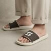 Urban Sport Slide Sandals – Off-White & Charcoal