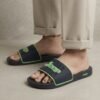 Jeep Sport Performance Slides – Black & Lime Green