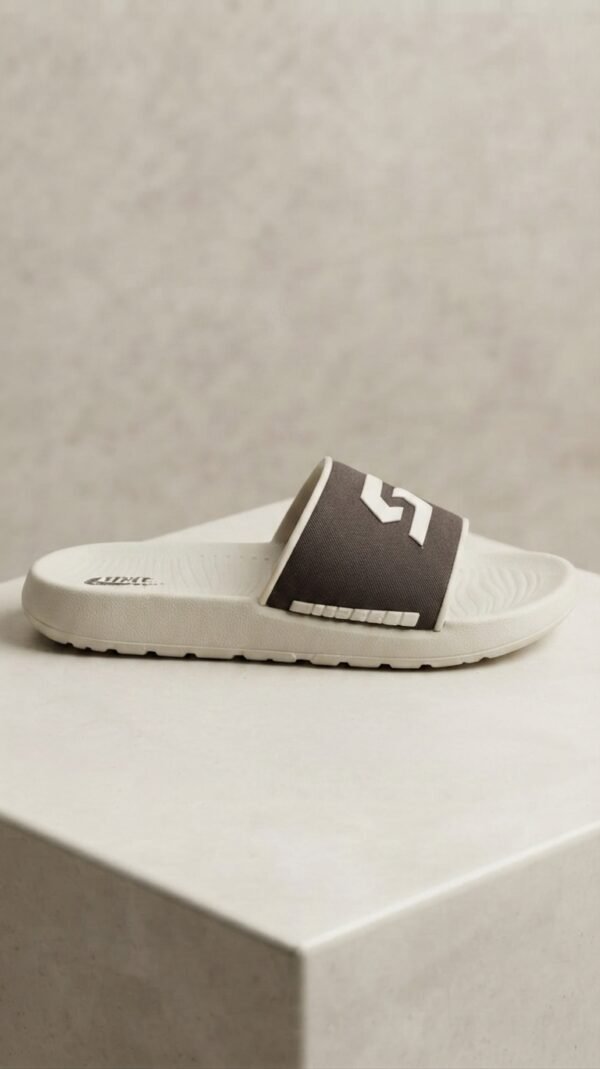 Urban Sport Slide Sandals – Off-White & Charcoal