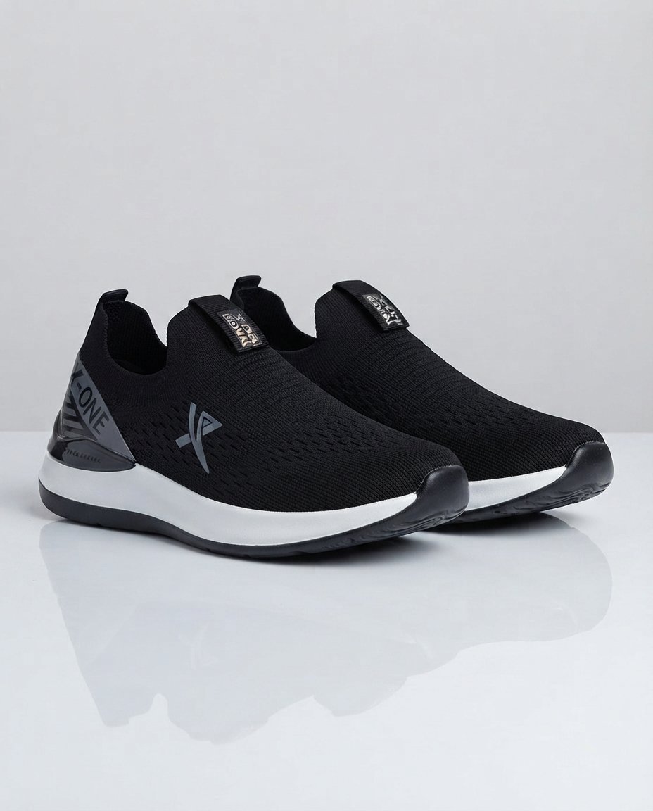 Knitted Slip-On Athletic Walking Footwear
