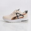 Contrast Overlay Lace-Up Athletic Footwear