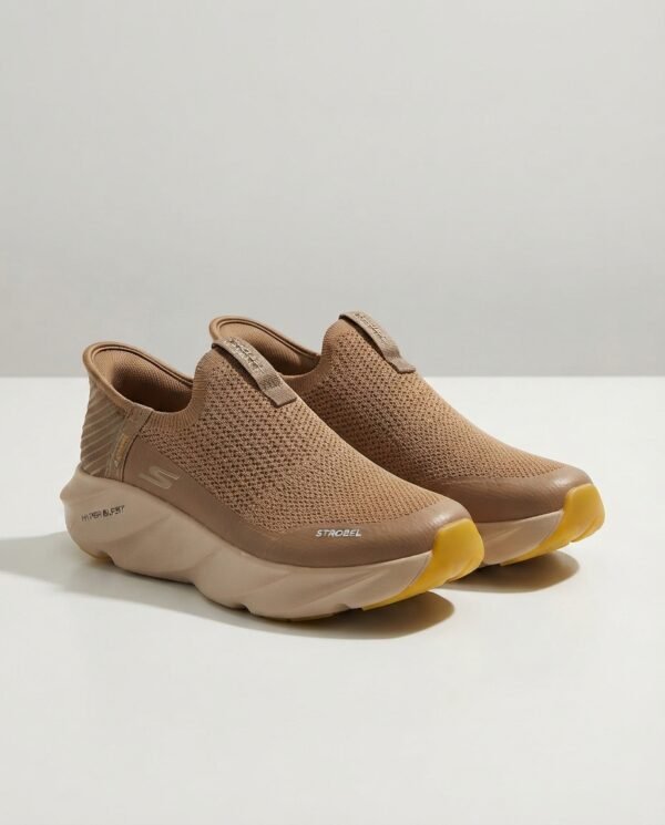 Knitted Slip-On Athletic Walking Footwear