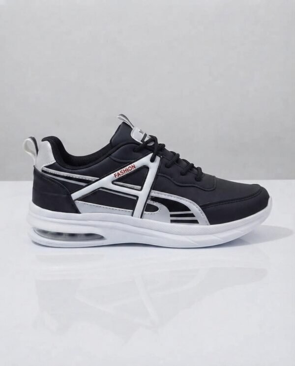 Contrast Overlay Lace-Up Athletic Footwear